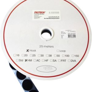 FASTECH® B35‑CO‑H‑999910 Pastille ronde auto-agrippante hotmelt à coller partie crochets (Ø) 35 mm noir 1 pc(s)