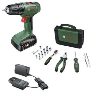 Bosch Home and Garden EasyDrill+1×2.0Ah+AL 18V-20+Handwerkzeug-Set 0615A500CG Jeu d&rsquo;outils