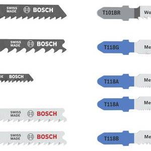 Bosch Accessories 2607012071 Lame de scie sauteuse Set Wood and Metal Basic, 10 pièces 1 pc(s)