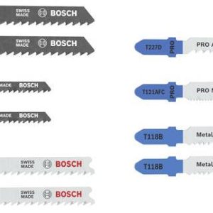 Bosch Accessories 2607012072 Lame de scie sauteuse Set Wood and Metal Advanced, 10 pièces 1 pc(s)