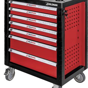Holzmann Maschinen WW770W Servante d’atelier métal, plastique Couleur: rouge Holzmann Maschinen WW770W Servante d’atelier métal, plastique Couleur: rouge
