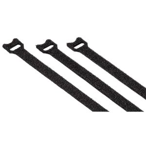 Hama Collier de serrage auto-agrippant pour grouper (L x l) 200 mm x 12 mm noir 20 pc(s)