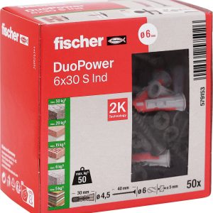 Fischer 579153 Cheville universelle 30 mm 50 pc(s) Fischer 579153 Cheville universelle 30 mm 50 pc(s)