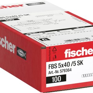 Fischer 579364 Vis à béton 40 mm TX étamé par galvanisation 100 pc(s) Fischer 579364 Vis à béton 40 mm TX étamé par galvanisation 100 pc(s)