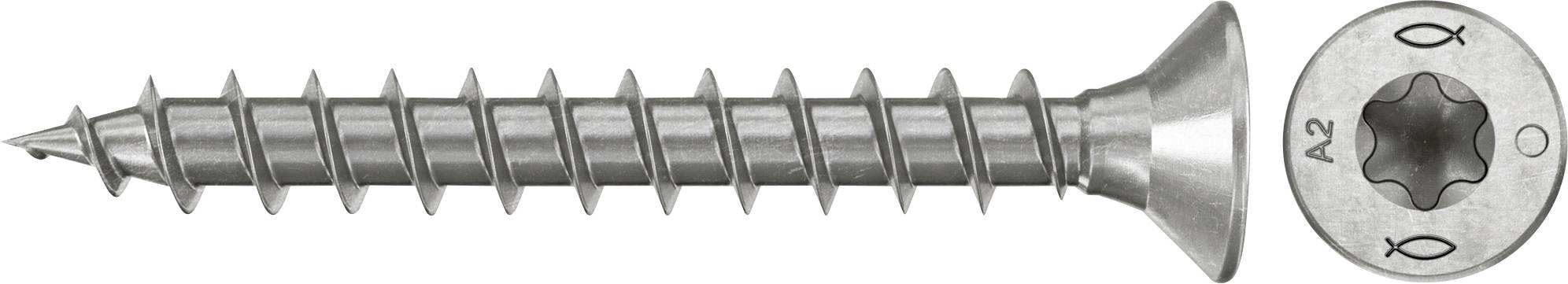 Fischer 574054 Vis agglo 3 mm 25 mm TX acier inoxydable 200 pc(s)