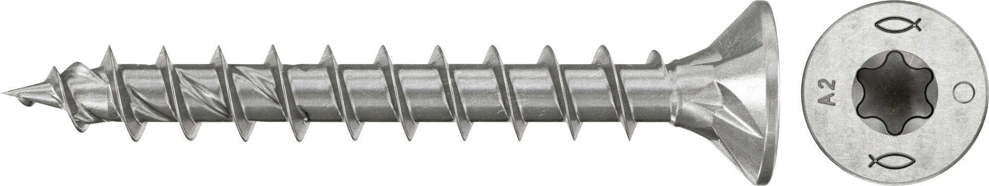 Fischer 574066 Vis agglo 4.5 mm 30 mm TX acier inoxydable 200 pc(s)