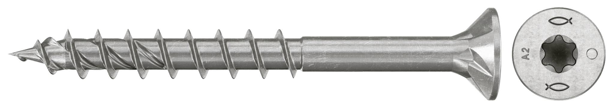 Fischer 574083 Vis agglo 5 mm 45 mm TX acier inoxydable 200 pc(s)