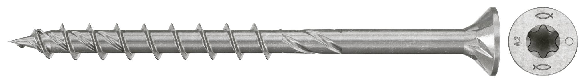 Fischer 577084 Vis agglo 6 mm 60 mm TX acier inoxydable 100 pc(s)