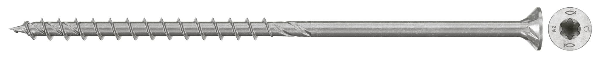 Fischer 574086 Vis agglo 6 mm 140 mm TX acier inoxydable 100 pc(s)