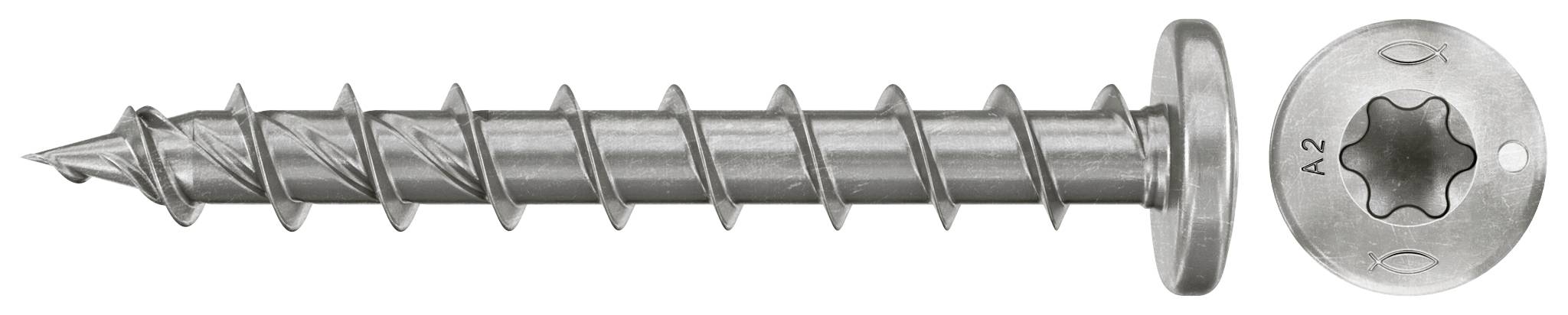 Fischer 574105 Vis agglo 6 mm 50 mm TX acier inoxydable 50 pc(s)