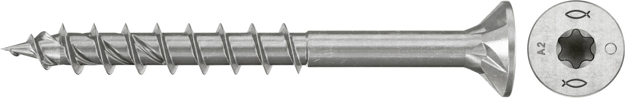 Fischer 574145 Vis agglo 5 mm 50 mm TX acier inoxydable 200 pc(s)