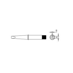 Weller CT2E7 LÖTSPITZE 7,0MM Panne de fer à souder forme de burin Contenu 1 pc(s) Weller CT2E7 LÖTSPITZE 7,0MM Panne de fer à souder forme de burin Contenu 1 pc(s)