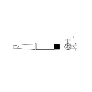 Weller CT2E8 LÖTSPITZE 7,0MM Panne de fer à souder forme de burin Contenu 1 pc(s) Weller CT2E8 LÖTSPITZE 7,0MM Panne de fer à souder forme de burin Contenu 1 pc(s)