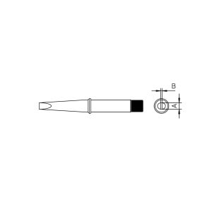 Weller CT2F8 LÖTSPITZE 10,0MM Panne de fer à souder forme de burin Contenu 1 pc(s) Weller CT2F8 LÖTSPITZE 10,0MM Panne de fer à souder forme de burin Contenu 1 pc(s)