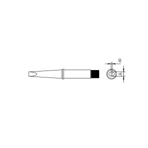 Weller CT2G8 LÖTSPITZE 11,0MM Panne de fer à souder forme de burin Contenu 1 pc(s) Weller CT2G8 LÖTSPITZE 11,0MM Panne de fer à souder forme de burin Contenu 1 pc(s)