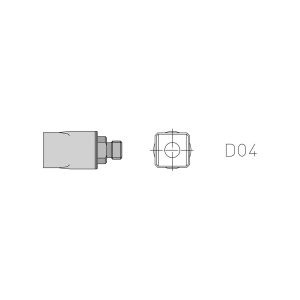 Weller D04 HEISSGASDÜSE 10,5X10,5 Buse à air chaud Contenu 1 pc(s) Weller D04 HEISSGASDÜSE 10,5X10,5 Buse à air chaud Contenu 1 pc(s)