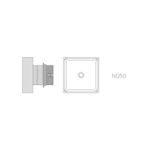 Weller NQ50 HEISSGASDÜSE 36,0X36,0 Buse à air chaud Contenu 1 pc(s)