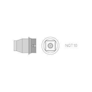 Weller NQT10 HEISSGASDÜSE 14,8X14,8 Buse à air chaud Contenu 1 pc(s)