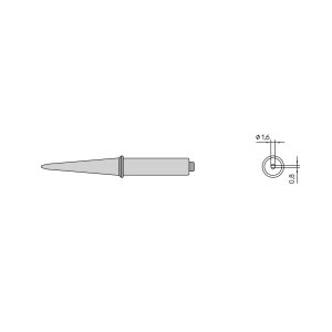 Weller CT5C8 LÖTSPITZE 3,2MM VERP. Panne de fer à souder Contenu 1 pc(s) Weller CT5C8 LÖTSPITZE 3,2MM VERP. Panne de fer à souder Contenu 1 pc(s)