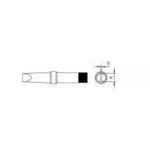Weller PT B9 LÖTSPITZE 2,4MM VERP. Panne de fer à souder forme de burin Contenu 1 pc(s) Weller PT B9 LÖTSPITZE 2,4MM VERP. Panne de fer à souder forme de burin Contenu 1 pc(s)