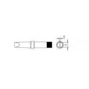 Weller PT D7 LÖTSPITZE 4,6MM VERP. Panne de fer à souder forme de burin Contenu 1 pc(s) Weller PT D7 LÖTSPITZE 4,6MM VERP. Panne de fer à souder forme de burin Contenu 1 pc(s)
