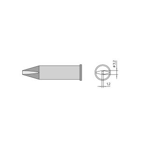 Weller XHT C MEISSELSPITZE 3,2X1,2 VERP. Panne de fer à souder forme de burin Contenu 1 pc(s) Weller XHT C MEISSELSPITZE 3,2X1,2 VERP. Panne de fer à souder forme de burin Contenu 1 pc(s)