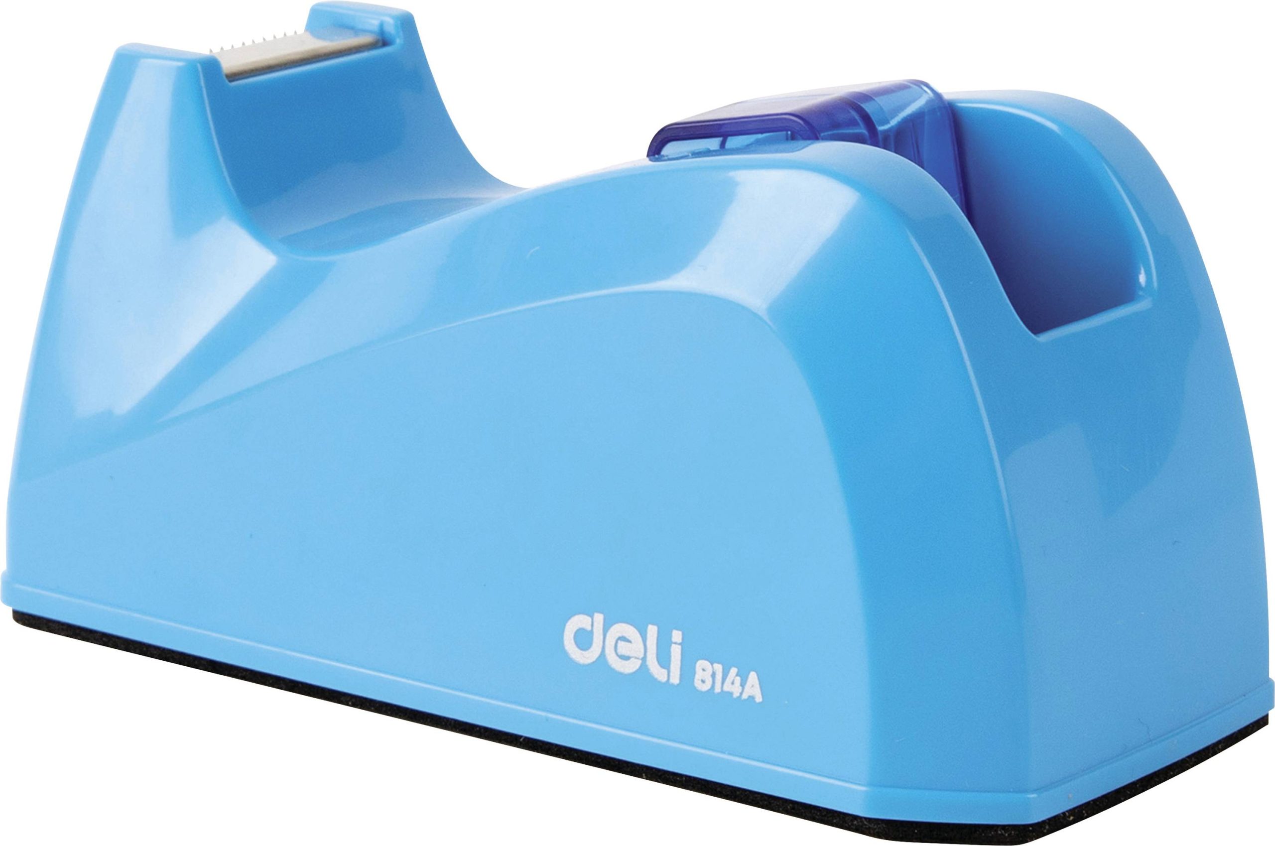 DELI Dérouleur de ruban adhésif E814A bleu clair Largeur du rouleau (max.): 19 mm