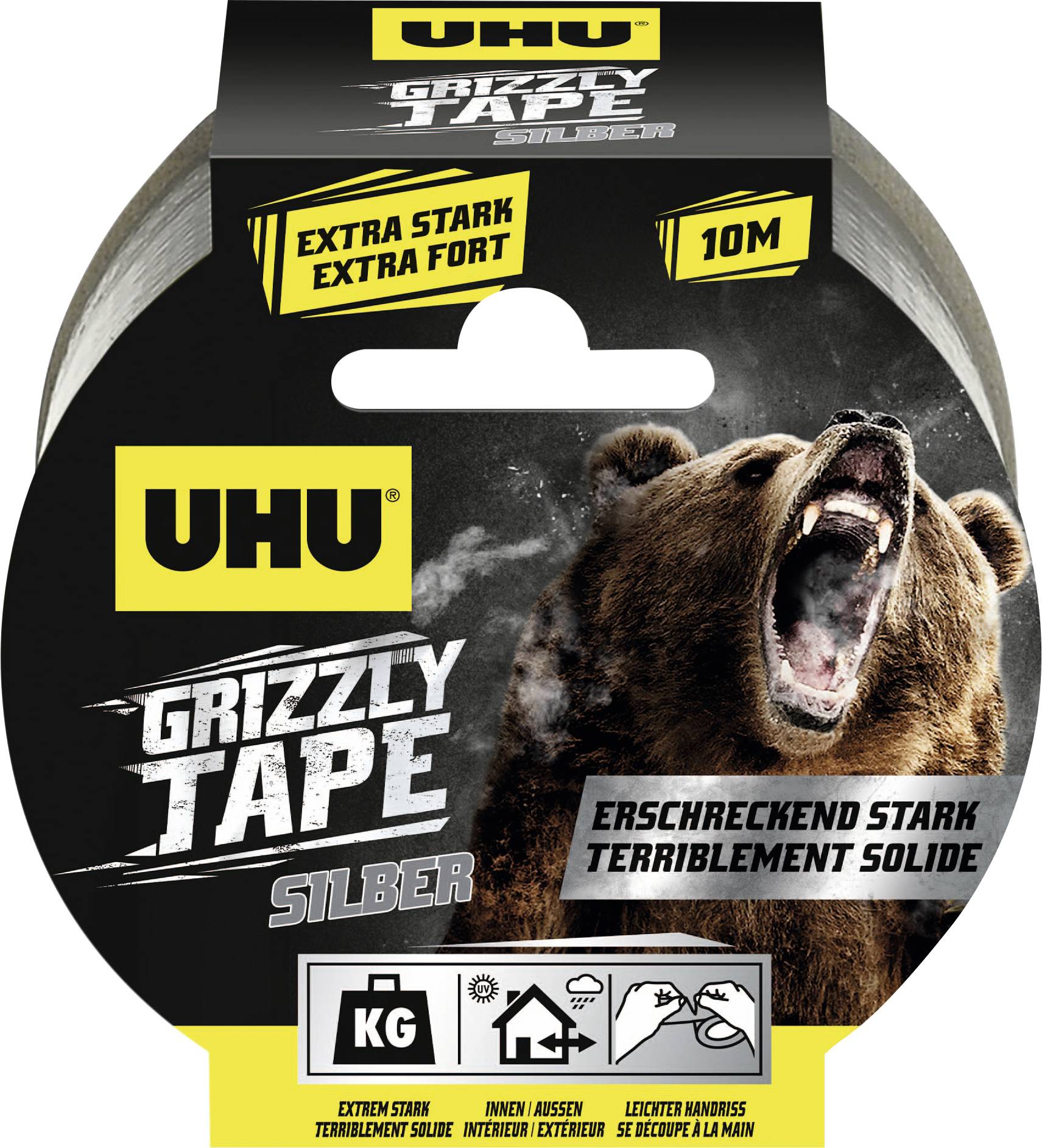 UHU Grizzly Tape® 51675 Ruban adhésif toilé 1 pc(s)