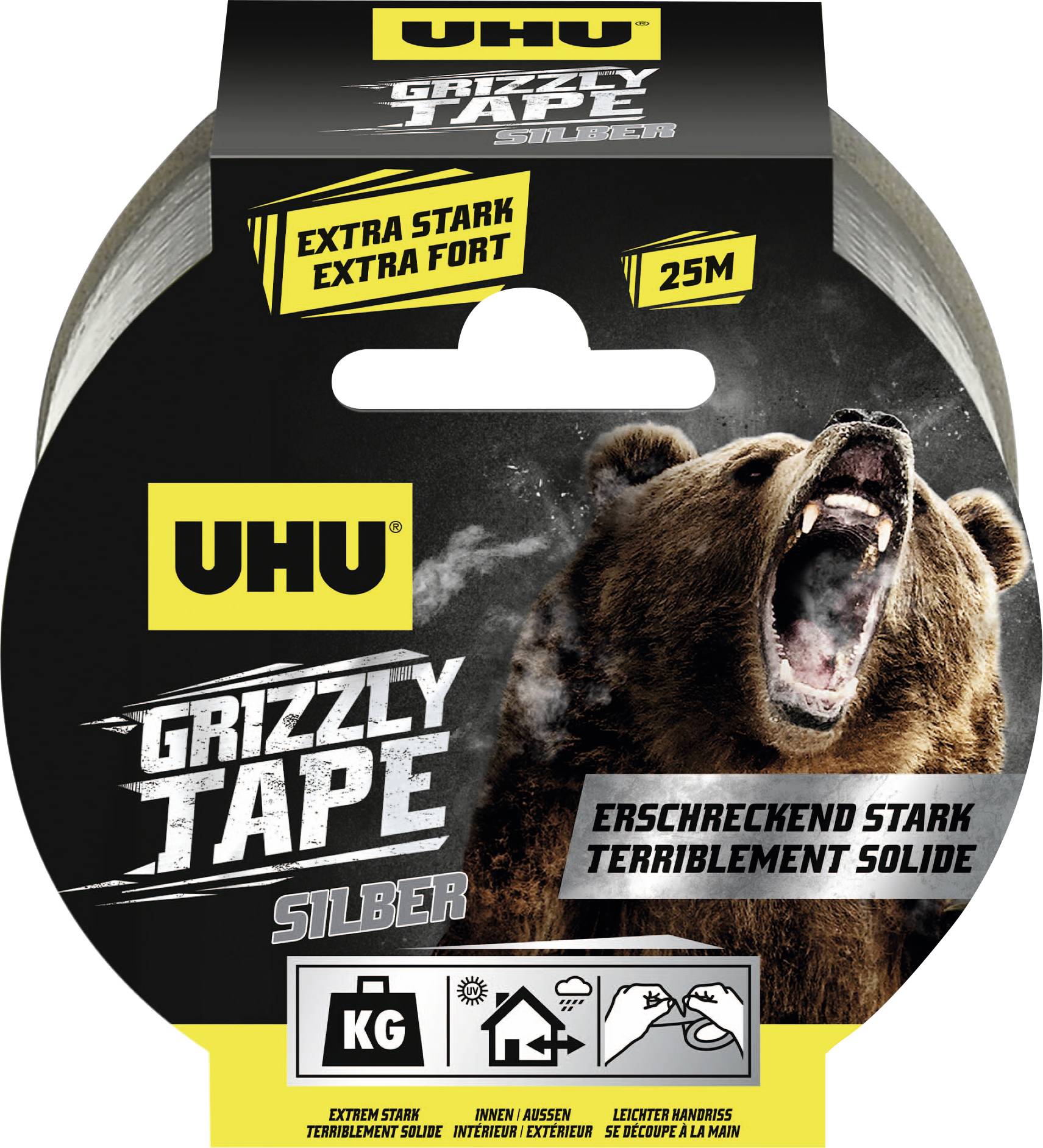 UHU Grizzly Tape® 51690 Ruban adhésif toilé 1 pc(s)