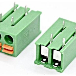 euroclamp MPM102-3,81-H Borne pour circuits imprimés Nombre de pôles 2 vert 1 pc(s)