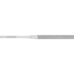 PFERD TOOLS 12502082 CHEVAUX OUTILS lime à aiguilles de précision souche plate, bord rond 160mm taille suisse 1, moyen L