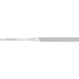 PFERD TOOLS 12502083 CHEVAL OUTILS Lime à aiguilles de précision Souche plate, bord rond 160mm Hat Suisse 2, moyen-fin L