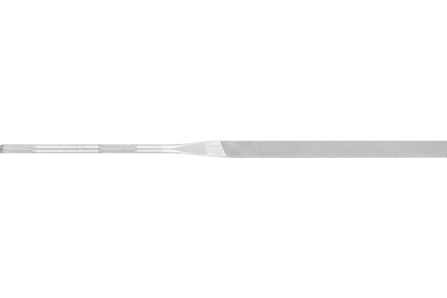 PFERD TOOLS 12502083 CHEVAL OUTILS Lime à aiguilles de précision Souche plate, bord rond 160mm Hat Suisse 2, moyen-fin L