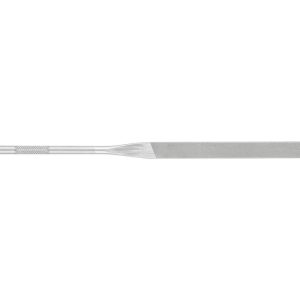 PFERD TOOLS 12502092 CHEVAUX OUTILS lime à aiguilles de précision souche plate, bord rond 180mm hack suisse 0, grossier