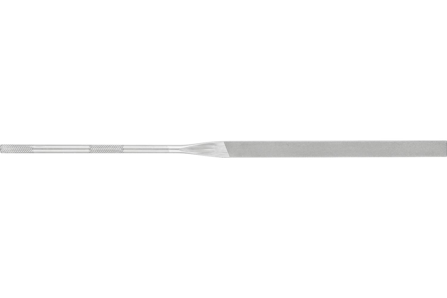 PFERD TOOLS 12502092 CHEVAUX OUTILS lime à aiguilles de précision souche plate, bord rond 180mm hack suisse 0, grossier