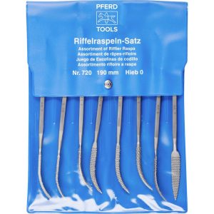 PFERD TOOLS 12707202 Jeu de limes à riffles de précision de CHEVAL Type 720 P 190mm Hauteur suisse 0, grossier Longueur PFERD TOOLS 12707202 Jeu de limes à riffles de précision de CHEVAL Type 720 P 190mm Hauteur suisse 0, grossier Longueur