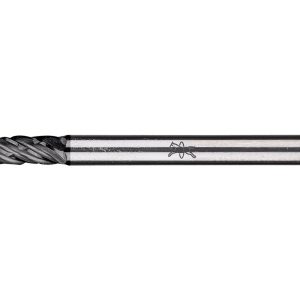 PFERD TOOLS 21001092 Fraise sur tige Longueur 43 mm Dimension produit, Ø 3 mm Longueur de travail 13 mm Diamètre de tige PFERD TOOLS 21001092 Fraise sur tige Longueur 43 mm Dimension produit, Ø 3 mm Longueur de travail 13 mm Diamètre de tige