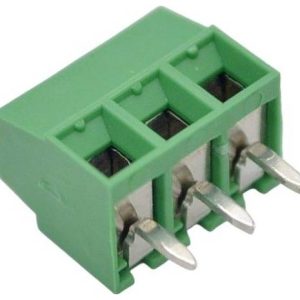 euroclamp MV133-3,5-V-L Borne pour circuits imprimés Nombre de pôles 3 vert 1 pc(s)