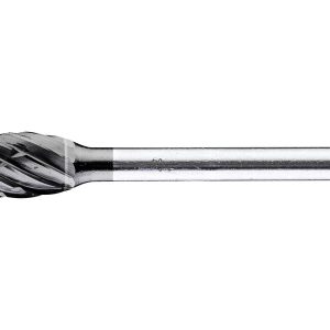 PFERD TOOLS 21001095 Fraise sur tige Longueur 43 mm Dimension produit, Ø 6 mm Longueur de travail 16 mm Diamètre de tige PFERD TOOLS 21001095 Fraise sur tige Longueur 43 mm Dimension produit, Ø 6 mm Longueur de travail 16 mm Diamètre de tige