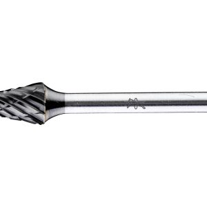 PFERD TOOLS 21001101 Fraise sur tige Longueur 43 mm Dimension produit, Ø 6 mm Longueur de travail 13 mm Diamètre de tige PFERD TOOLS 21001101 Fraise sur tige Longueur 43 mm Dimension produit, Ø 6 mm Longueur de travail 13 mm Diamètre de tige
