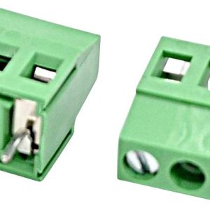 euroclamp MV252-10,16-V Borne pour circuits imprimés Nombre de pôles 2 vert 1 pc(s)