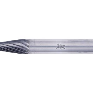 PFERD TOOLS 21115007 Fraise sur tige Longueur 55 mm Dimension produit, Ø 6 mm Longueur de travail 18 mm Diamètre de tige PFERD TOOLS 21115007 Fraise sur tige Longueur 55 mm Dimension produit, Ø 6 mm Longueur de travail 18 mm Diamètre de tige