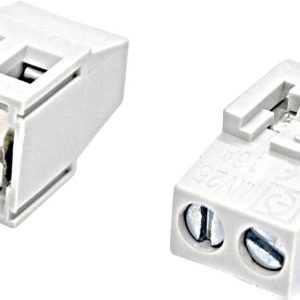 euroclamp MV252-5,08-V-GY Borne pour circuits imprimés Nombre de pôles 2 gris 1 pc(s)