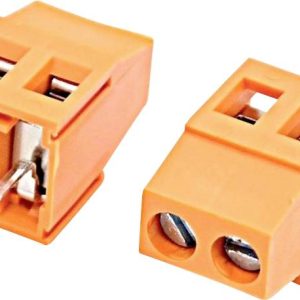 euroclamp MV252-5,08-V-OG Borne pour circuits imprimés Nombre de pôles 2 orange 1 pc(s)