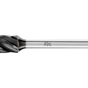 PFERD TOOLS 21200496 Fraise sur tige Longueur 43 mm Dimension produit, Ø 6 mm Longueur de travail 13 mm Diamètre de tige PFERD TOOLS 21200496 Fraise sur tige Longueur 43 mm Dimension produit, Ø 6 mm Longueur de travail 13 mm Diamètre de tige