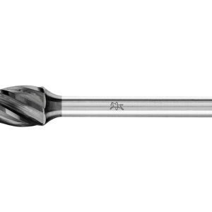 PFERD TOOLS 21230096 Fraise sur tige Longueur 43 mm Dimension produit, Ø 6 mm Longueur de travail 13 mm Diamètre de tige PFERD TOOLS 21230096 Fraise sur tige Longueur 43 mm Dimension produit, Ø 6 mm Longueur de travail 13 mm Diamètre de tige
