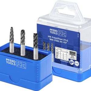 PFERD TOOLS 21901805 Set de fraises sur tige Dimension produit, Ø 6 mm Diamètre de tige 6 mm