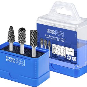 PFERD TOOLS 21901808 Set de fraises sur tige Dimension produit, Ø 12 mm Diamètre de tige 6 mm