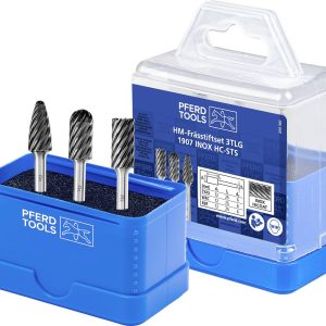PFERD TOOLS 21901908 Set de fraises sur tige Dimension produit, Ø 12 mm Diamètre de tige 6 mm