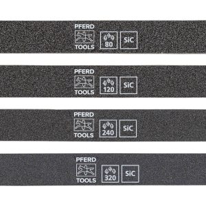 PFERD TOOLS 40110050 Jeu de boucles POUR CHEVAUX OUTILS 4tlg. SF-R 180x19x5mm SIC 80, 120 , 240, 320 pour affûtage et fi PFERD TOOLS 40110050 Jeu de boucles POUR CHEVAUX OUTILS 4tlg. SF-R 180x19x5mm SIC 80, 120 , 240, 320 pour affûtage et fi